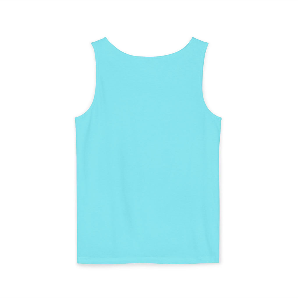Flamingo Beach Vibes Tank Top – 'Property of the Beach' Graphic