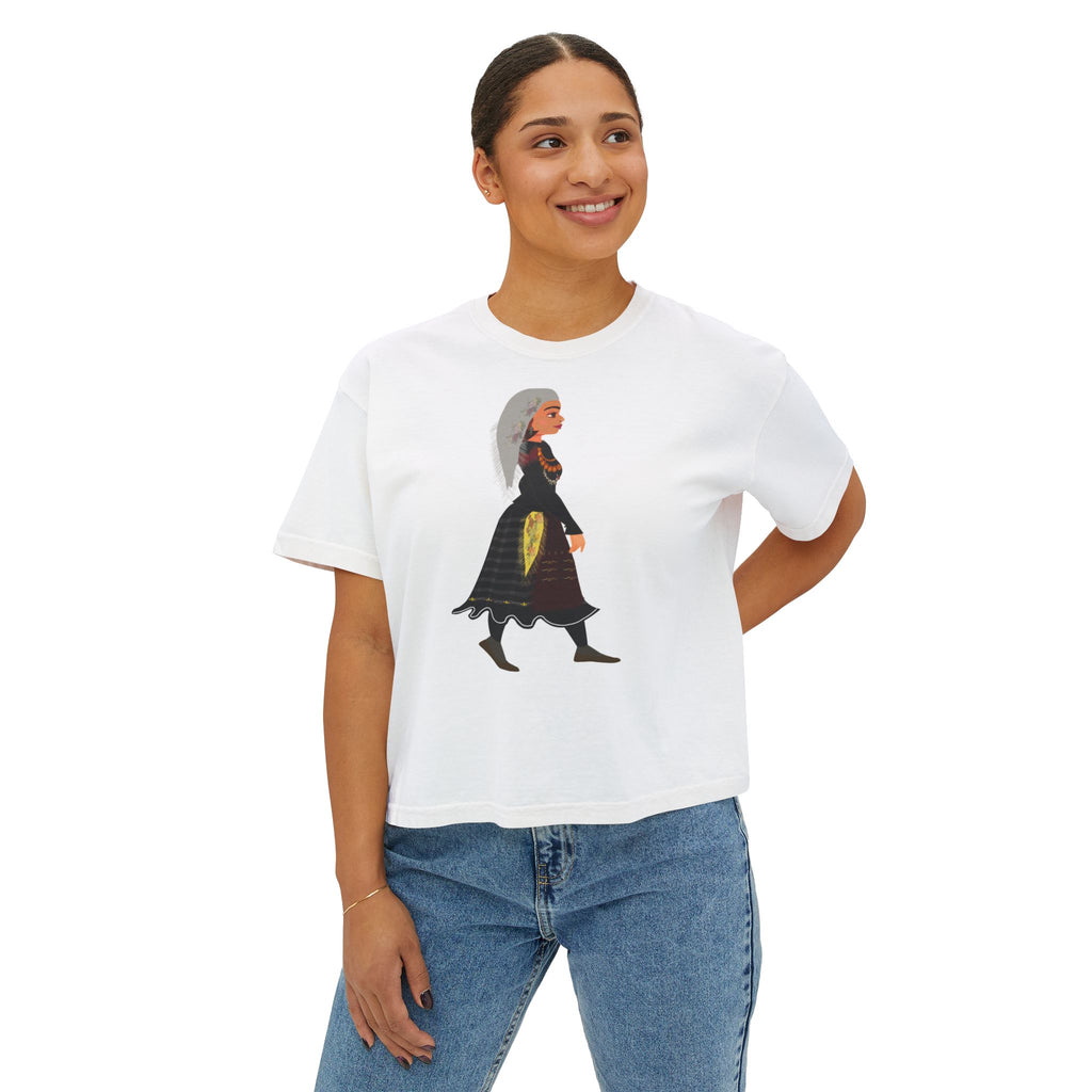 Albanian Woman Illustration Tee