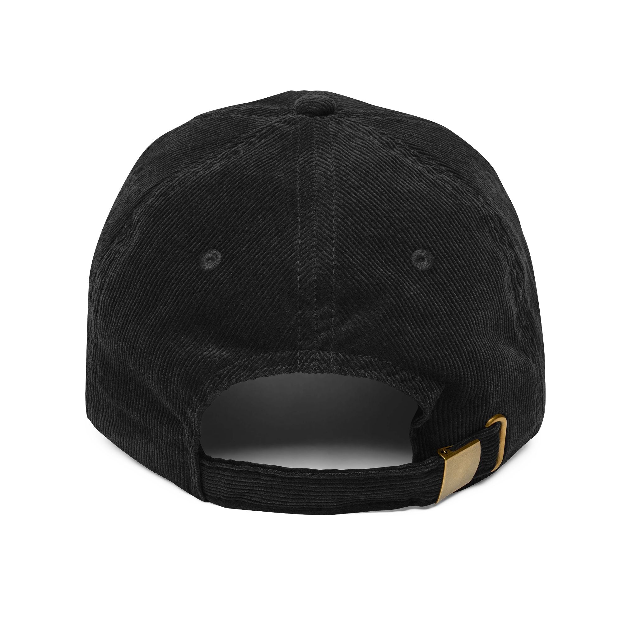 Corduroy Cap — Embroidered Red Eagle Vintage Baseball Hat