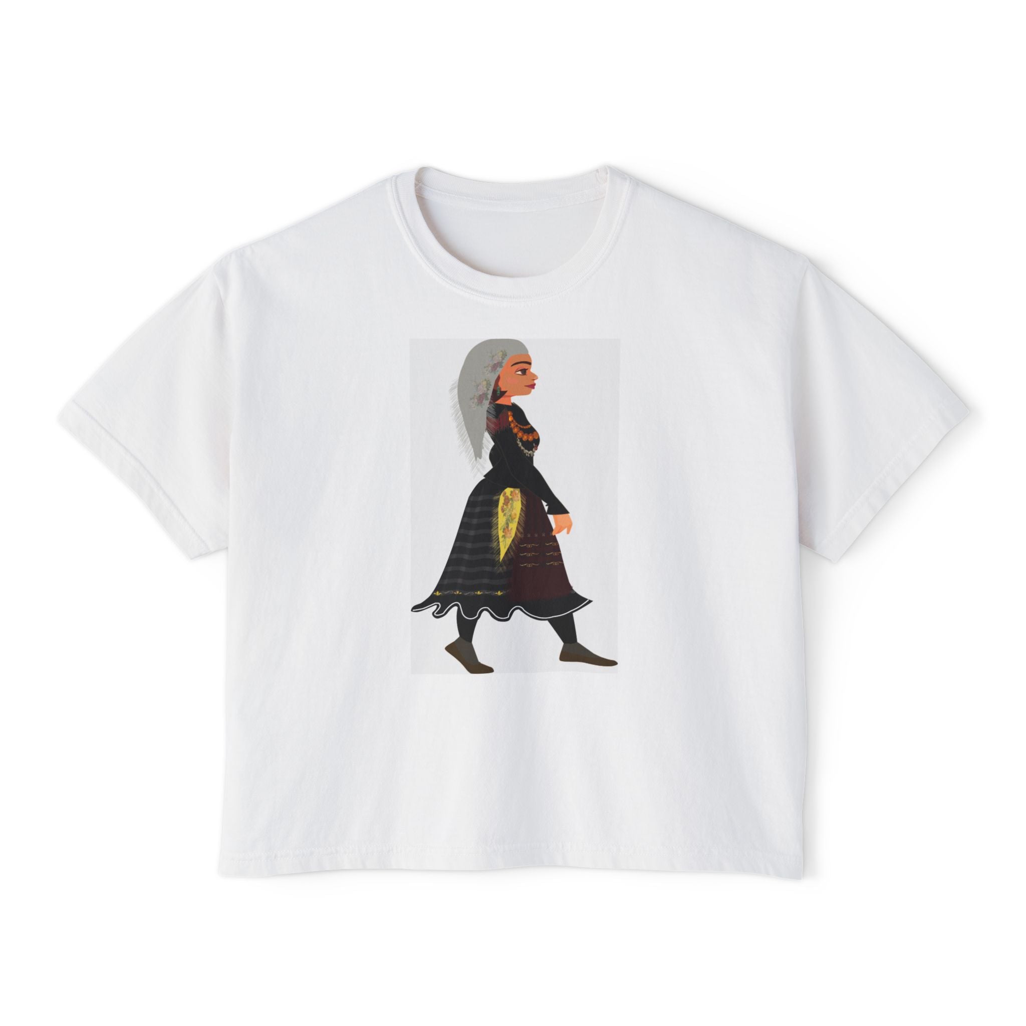Albanian Woman Illustration Tee