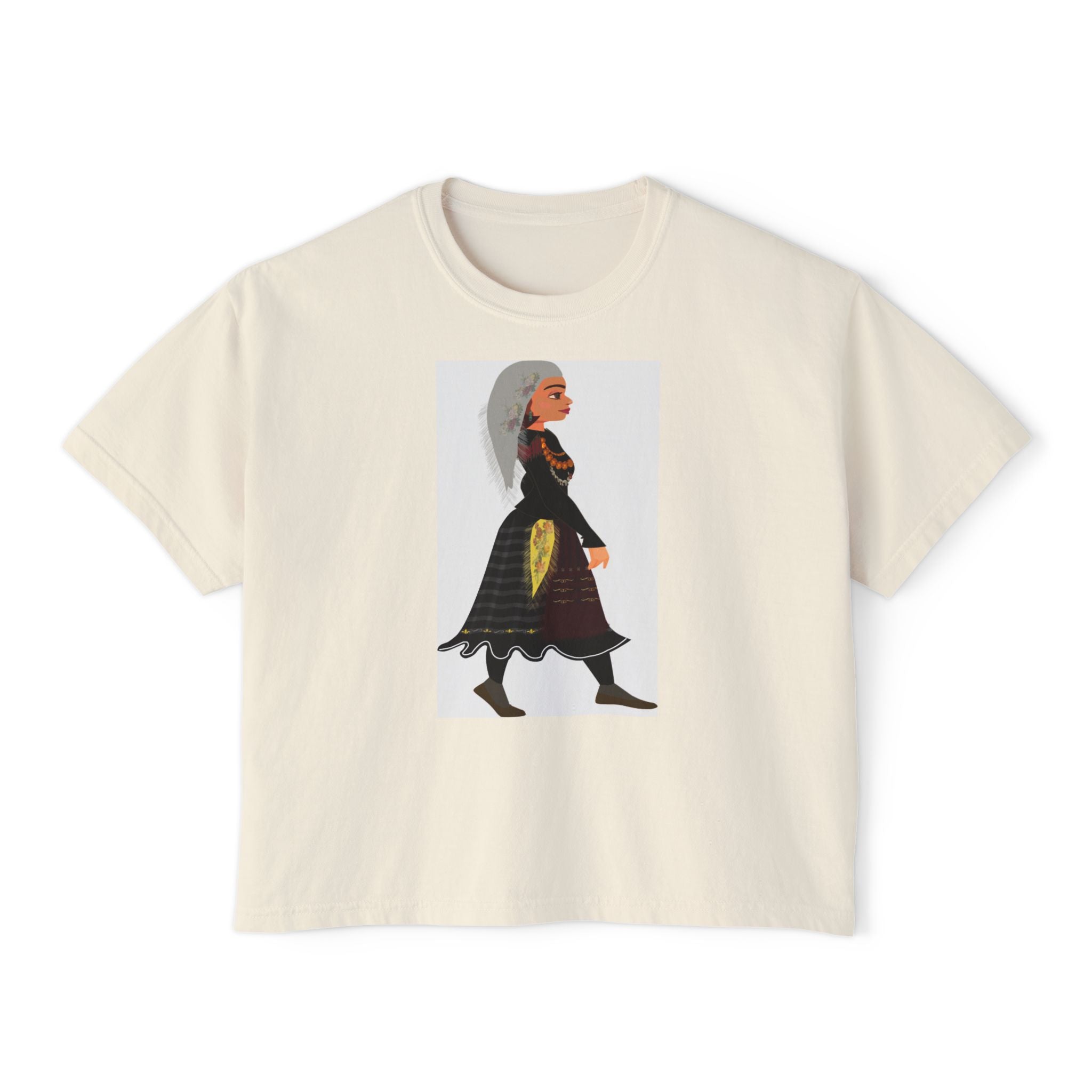 Albanian Woman Illustration Tee